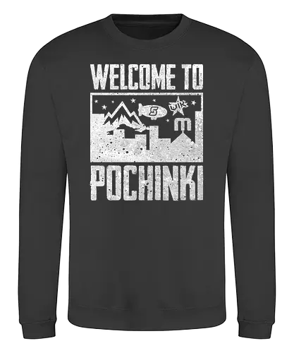 Welcome to Pochinki - pubg, shooter, pochinki, battle royale, mmo - Sweatshirt