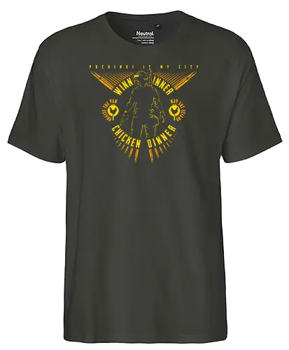 winner winner-3 - pubg, battle royale, winner winner, chicken dinner, shooter, mmo, pochinki - Fairtrade T-Shirt