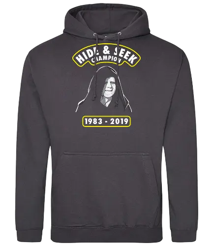 Hide & Seek champion 1983 - 2019 - space opera, sci-fi, emperor, Hide and seek, fun - Standard Hoodie