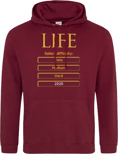Select life difficulty: 2020