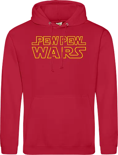 Pew pew wars - pew, pew pew, space opera, scifi - Standard Hoodie
