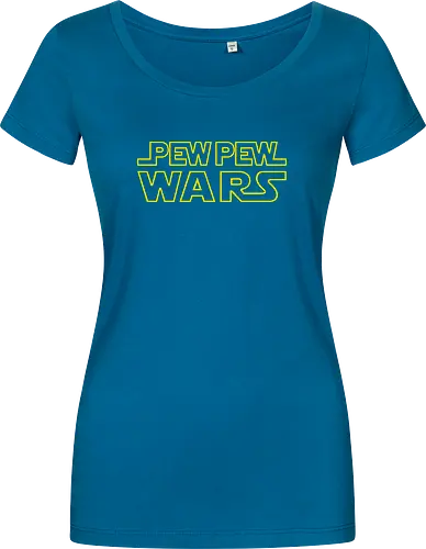 Pew pew wars - pew, pew pew, space opera, scifi - Women T-Shirt