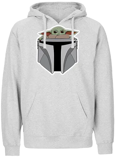 Mando's far far away daycare - bounty hunter, tv, space opera - Fairtrade Hoodie
