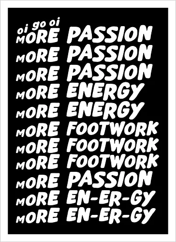 Oi go oi more passion more energy