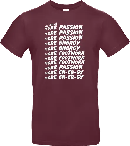 Oi go oi more passion more energy