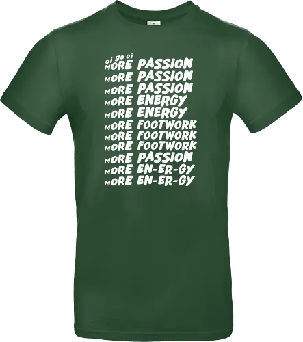 Oi go oi more passion more energy