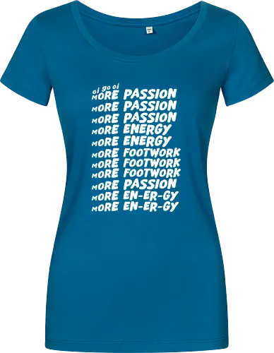 Oi go oi more passion more energy