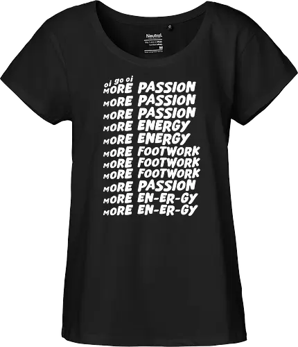 Oi go oi more passion more energy