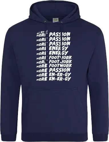 Oi go oi more passion more energy