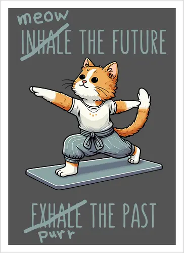 Inhale the future exhale the past