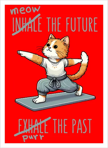 Inhale the future exhale the past