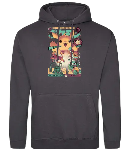 Pokezine - magazine, pocket, monster, go, Lets Go, gaming - Standard Hoodie