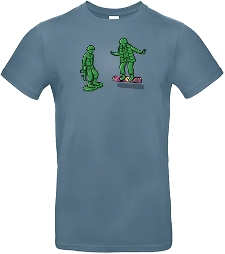 Back Toy the Future - hoverboard, soldat, woah, Future - Standard T-Shirt
