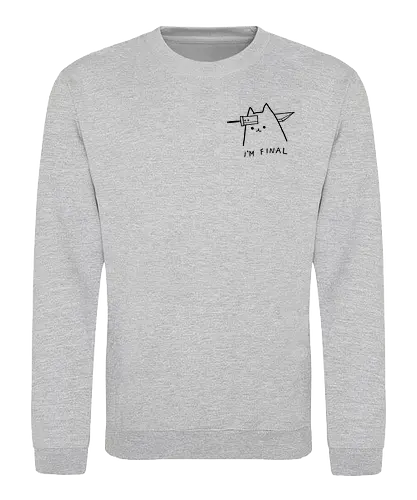 I'm Final Cat - final, fantasy, cat, katze, cloud, pocket - Sweatshirt