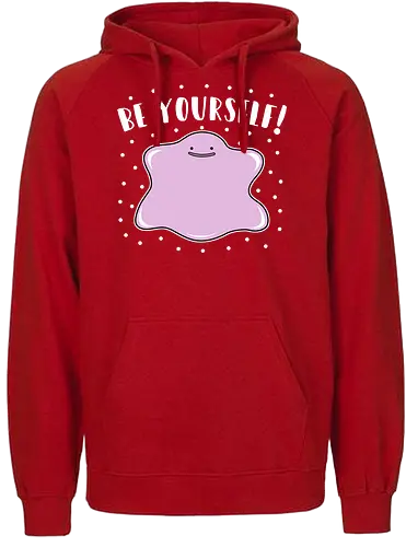 Be Yourself - Be yourself, selflove, pocket, monster, transform - Fairtrade Hoodie