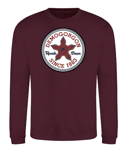 Demogorgon - stranger, things, stranger kids, chucks, demogorgon, demodog, 80s - Sweatshirt