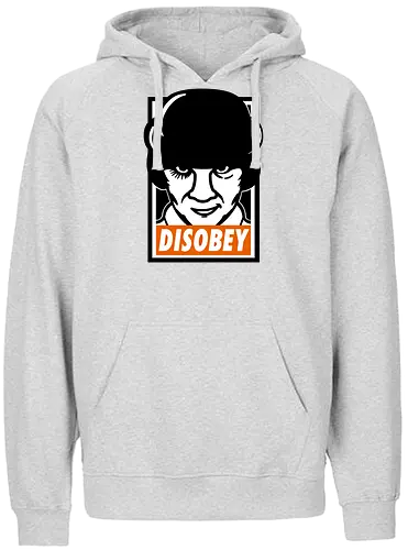 Disobey - a clockwork orange, uhrwerk orange, alex, Disobey, literatur, literature, obey - Fairtrade Hoodie