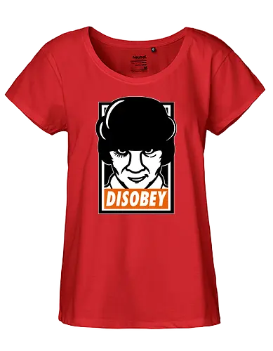 Disobey - a clockwork orange, uhrwerk orange, alex, Disobey, literatur, literature, obey - Fairtrade Girl Shirt