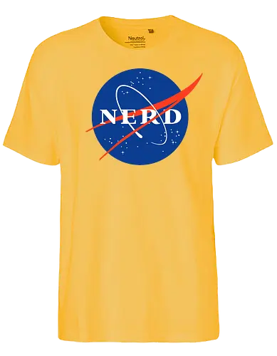 NASA - NERD - nerd, geek, nasa, science - Fairtrade T-Shirt