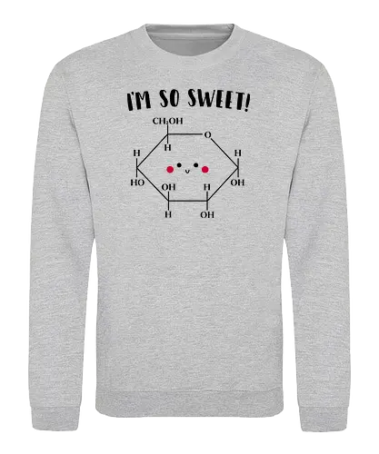 Glocose - zucker, süß, Sweet, chemie, chemistry, Glucose - Sweatshirt