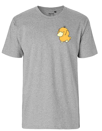 Pocket Monster #054 - Orange Duck - pocket, monster, gaming - Fairtrade T-Shirt