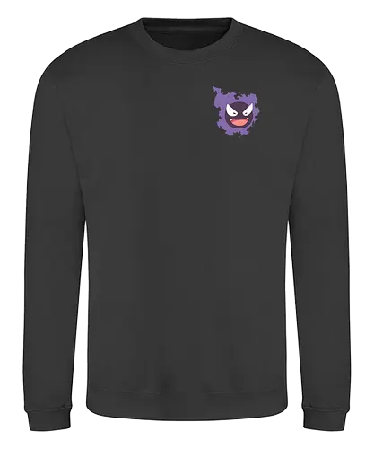 Pocket Monster #092 - Ghost - pocket, gaming, monster, ghost - Sweatshirt