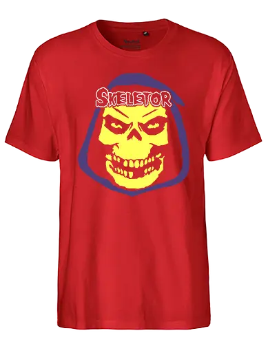 MYYAAAHHHH!!! - tv, cartoon, mashup, music, skull, skeleton, fun - Fairtrade T-Shirt
