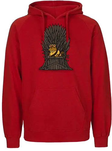 hypnothrone - Hypnotoad, Hypnose, kröte, thron, iron, game, toad, throConsole - Fairtrade Hoodie