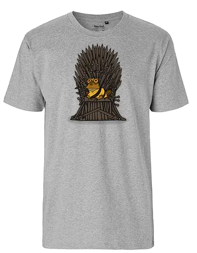 hypnothrone - Hypnotoad, Hypnose, kröte, thron, iron, game, toad, throConsole - Fairtrade T-Shirt