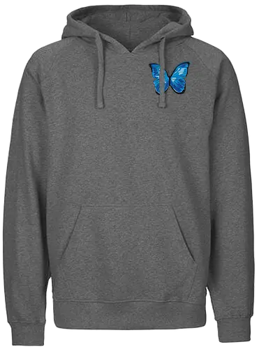 Blue Butterfly - Strange Life - gaming, life, strange, Butterfly, Schmetterling - Fairtrade Hoodie