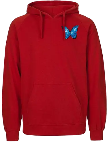 Blue Butterfly - Strange Life - gaming, life, strange, Butterfly, Schmetterling - Fairtrade Hoodie