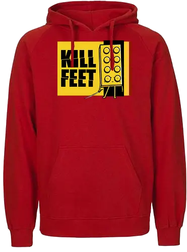 killfeet - kill bill, Stein, Schmerzen, spielzeug, rage - Fairtrade Hoodie