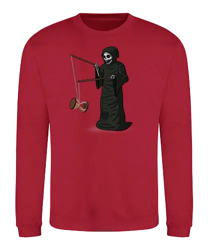 life is a toy - life, toy, balance, Sanduhr, hourglass, dth, rper - Sweatshirt