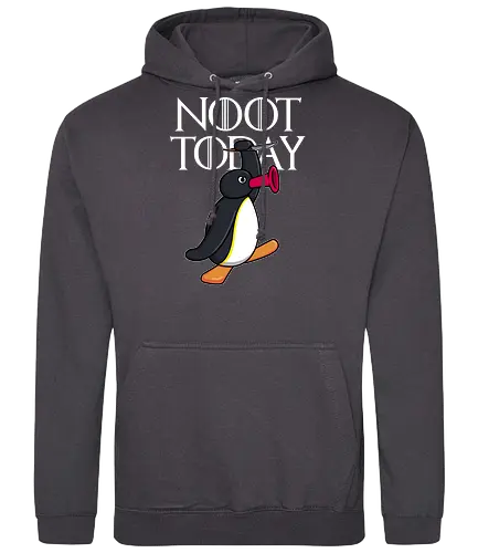 Noot Today - Pingu, Noot, not today, game, arya, pinguin, Statement, throConsole - Standard Hoodie