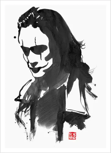 Crow Sumi-e