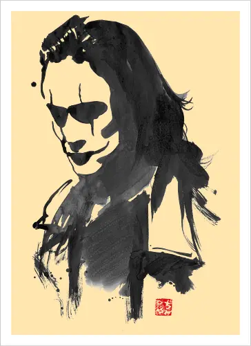 Crow Sumi-e