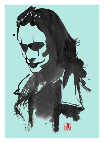 Crow Sumi-e