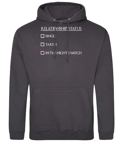 Relationship status - Relationship, Status, list, nightswatch, Beziehung, game, throConsole - Standard Hoodie