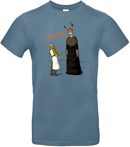 The Knight who says MEEP - Meep, monthy python, ritter der kokosnuss, puppets, Puppet Show, Beeker - Standard T-Shirt