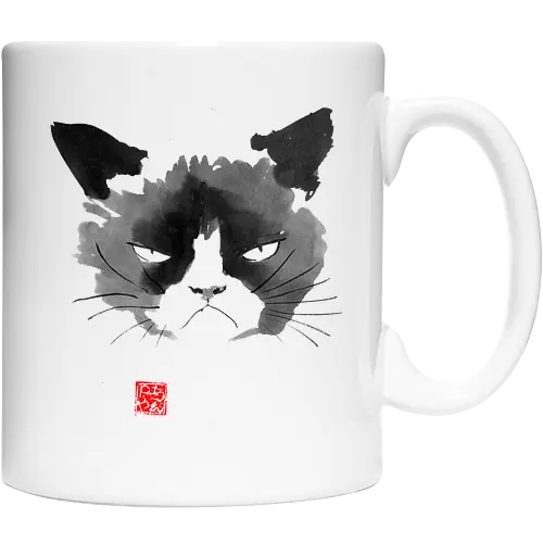 Grumpy Sumi-e