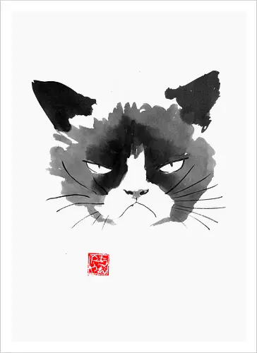 Grumpy Sumi-e