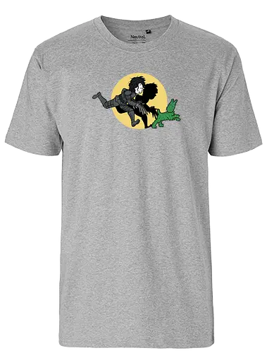 The Adventures of Edward - scherenhände, tim und struppi, dog, edward, mashup, hund, Scissors - Fairtrade T-Shirt