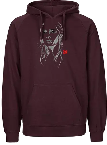 Dragonqueen - serie, feuer, eis, lied, queen, dragons, sumi-e, throConsole - Fairtrade Hoodie