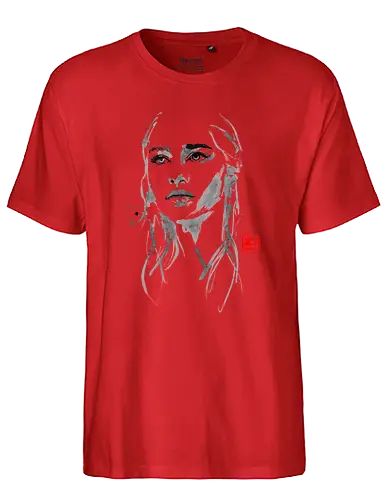 Dragonqueen - serie, feuer, eis, lied, queen, dragons, sumi-e, throConsole - Fairtrade T-Shirt