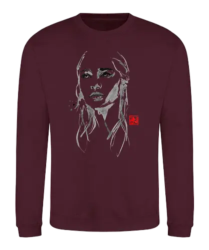 Dragonqueen - serie, feuer, eis, lied, queen, dragons, sumi-e, throConsole - Sweatshirt