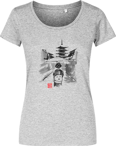 Geisha And Pagode