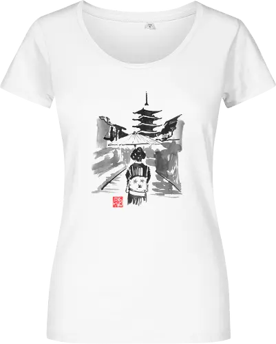 Geisha And Pagode