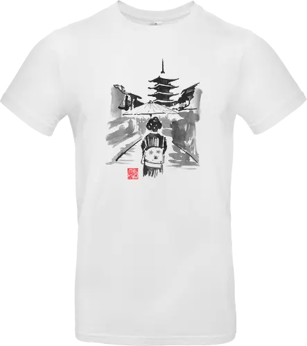 Geisha And Pagode