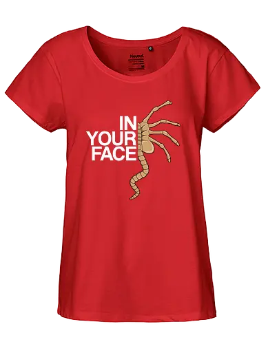 IN YOUR FACE - Fairtrade Girl Shirt