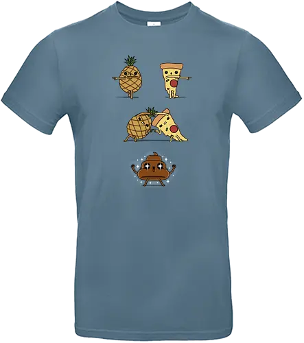 Tropical Fusion - pizza, ananas, Poop, clash, mashup, pinpple - Standard T-Shirt